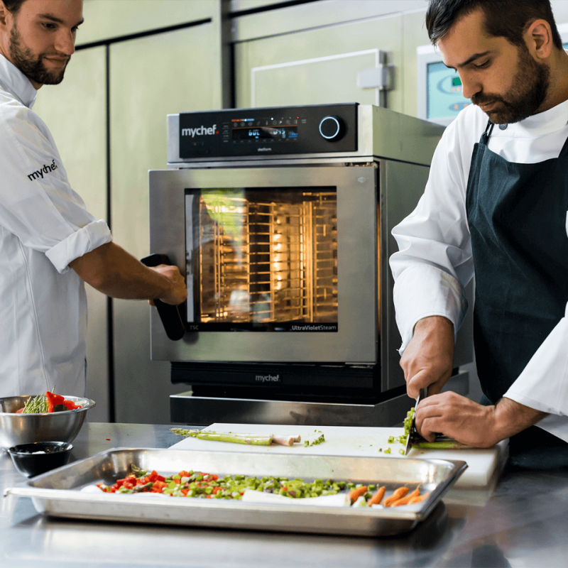HORNO LONGITUDINAL SERIE S 6GN 1/1 520x800x662 C/TSC EVOLUTION MYCHEF