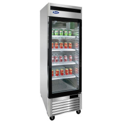 REFRIGERADOR VERTICAL DE 1 PUERTA VIDRIO DE 685X 805 X 2110MM
